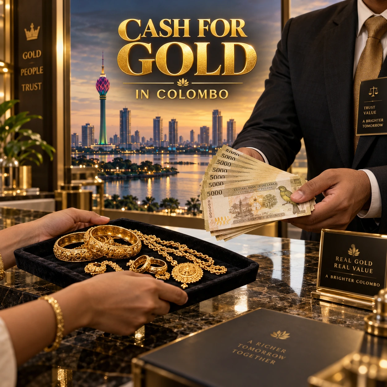 Cash for Gold in Colombo with professional gold testing and transparent valuation