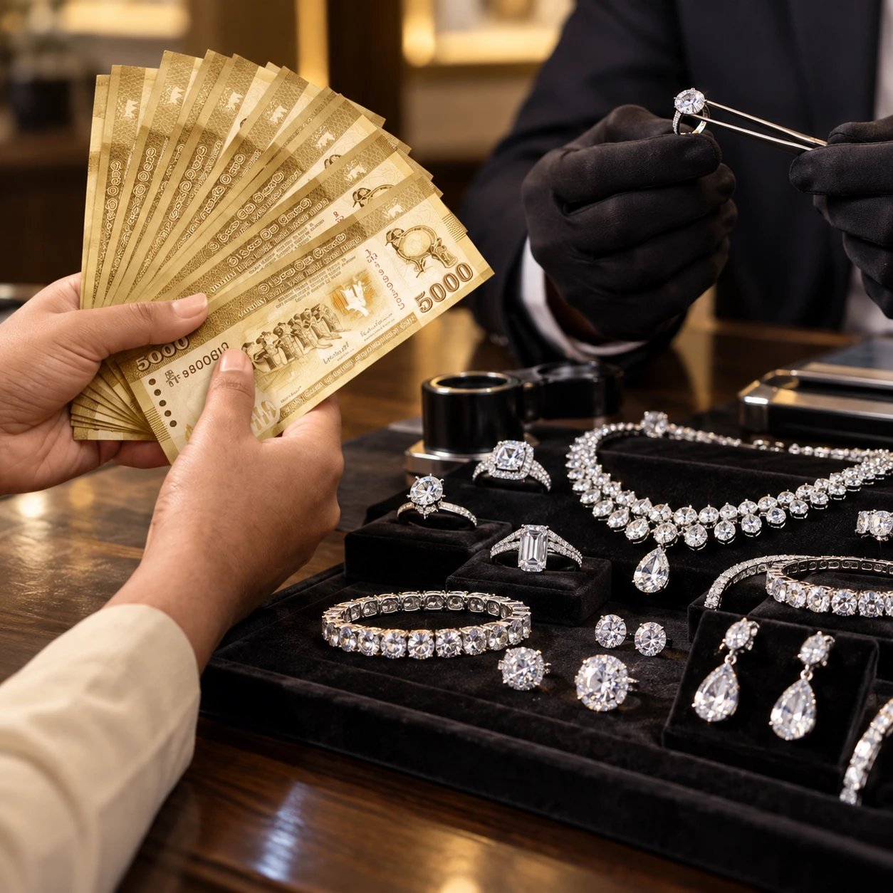 Diamond Jewelry Buyer in Colombo Sri Lanka for professional jewelry assessment and valuation