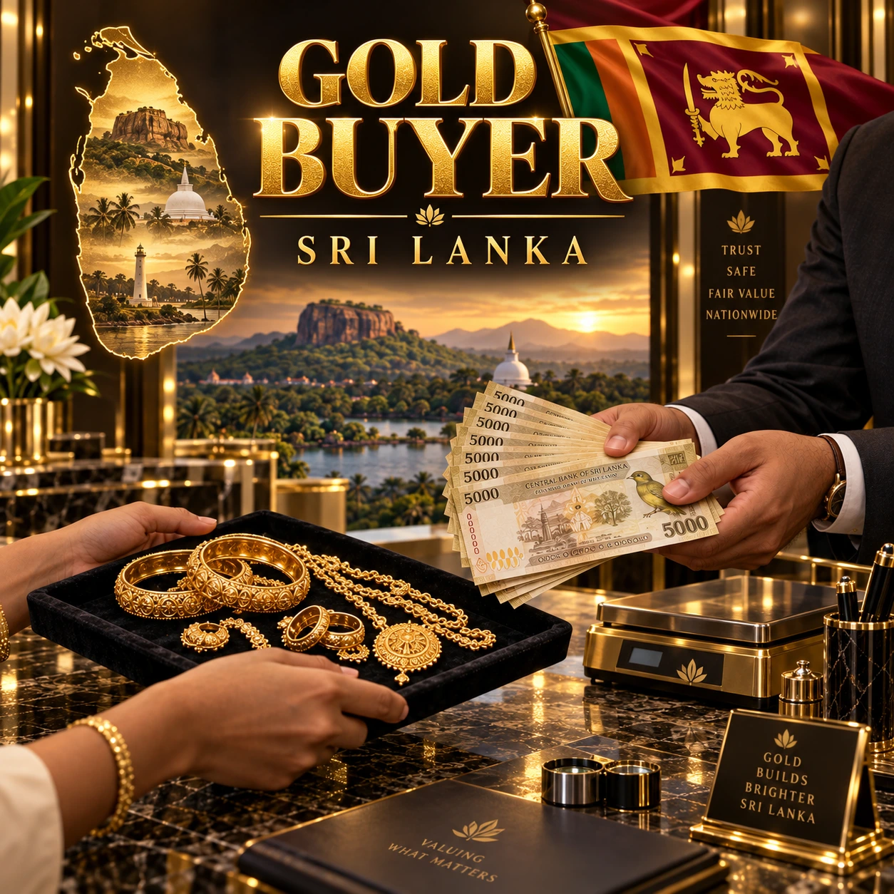 Gold Buyer Sri Lanka professional gold buying service